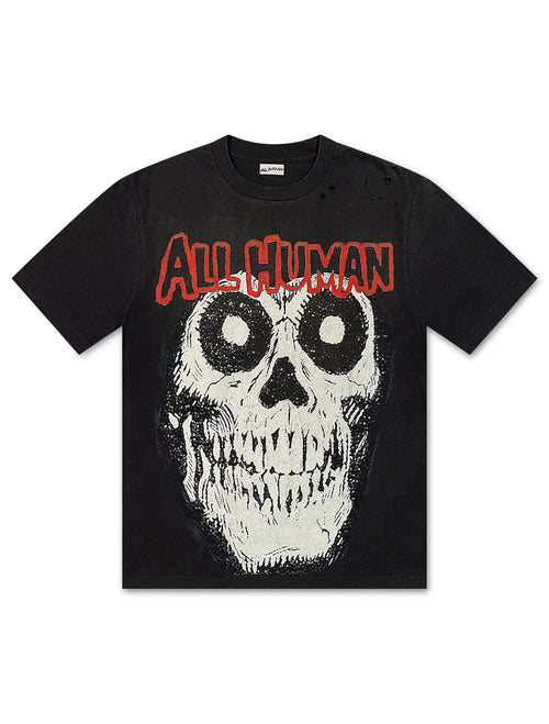 All Human Famous Tee - Black Wash