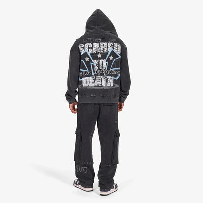 Gala Original Harpy Grommet Hoodie - Washed Black