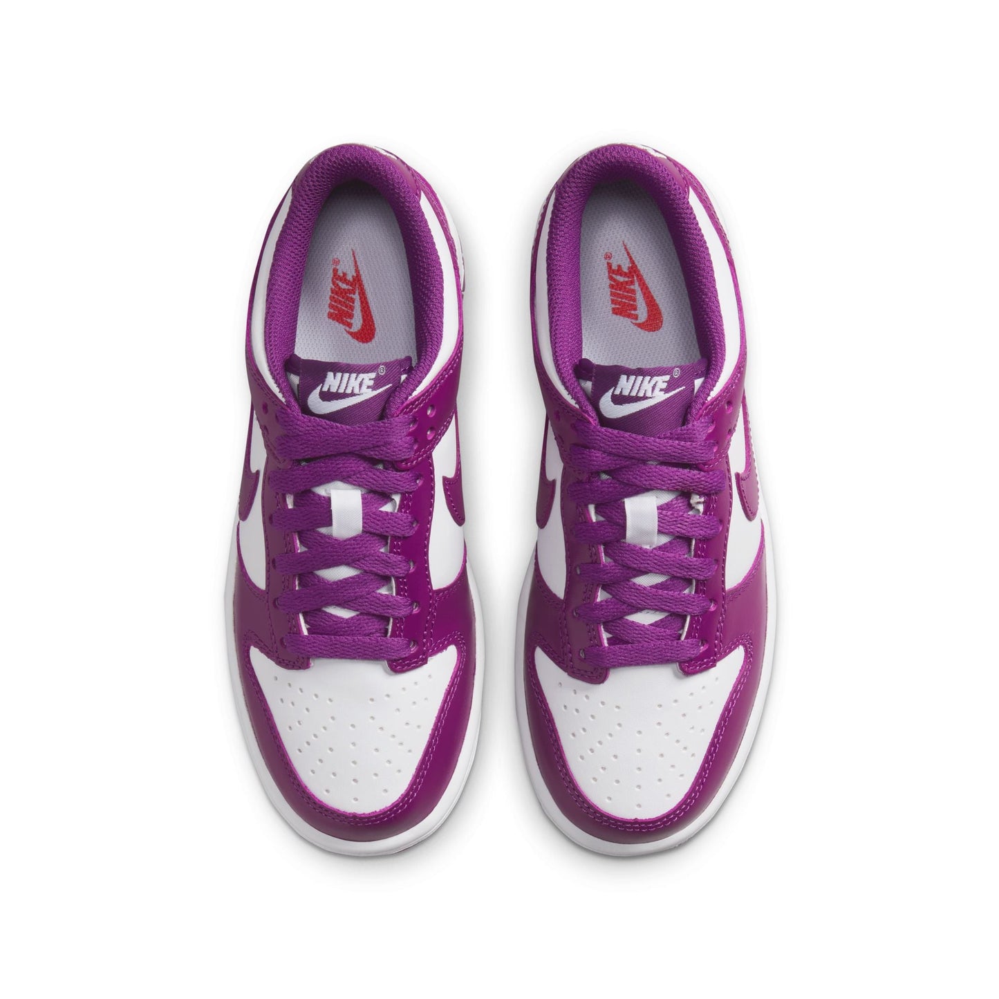 Nike Big Kids Dunk Low - White/Purple