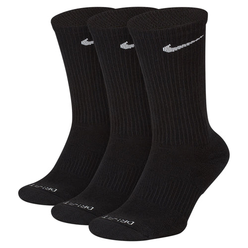 Nike 3-Pack Everyday Plus Cushioned Socks - Black