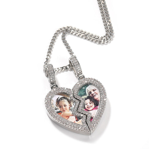 Broken Heart Photo 2 Pictures Pendant