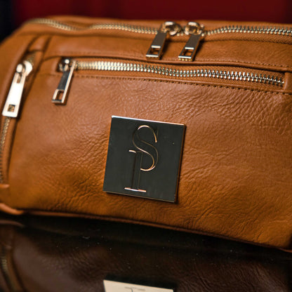 Brown Luciano Leather Sling Bag