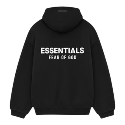 Fear of God Essentials - Fleece Hoodie (FW24 Holiday) Black