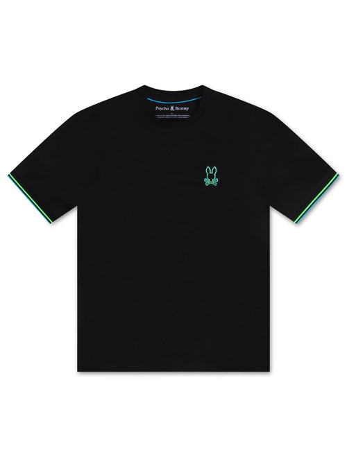 Psycho Bunny Saratoga Fashion Tee - Black