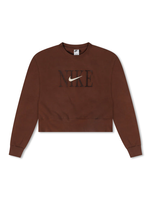 Nike Womens Sportswear Phoenix Fleece - Fauna Brown/Pale Ivory