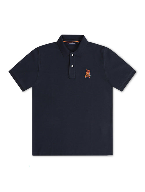 Psycho Bunny Sanderson Pique Polo - Navy