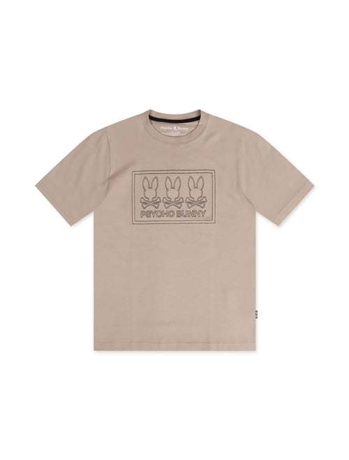 Psycho Bunny Kids Tacoma Graphic Tee - Stone