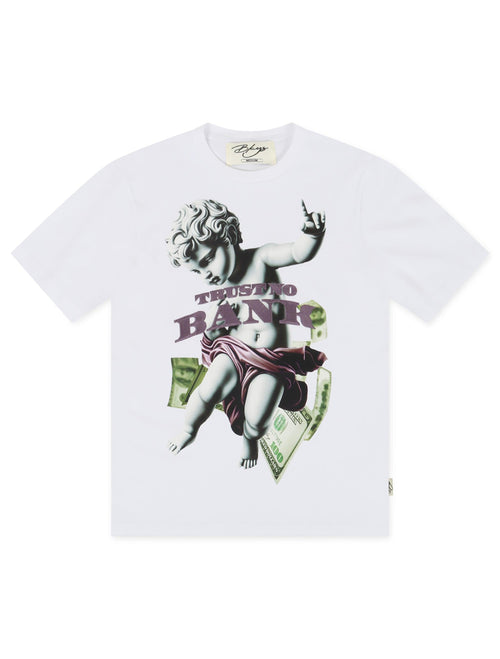 Bkys Bank Oversized Tee - White