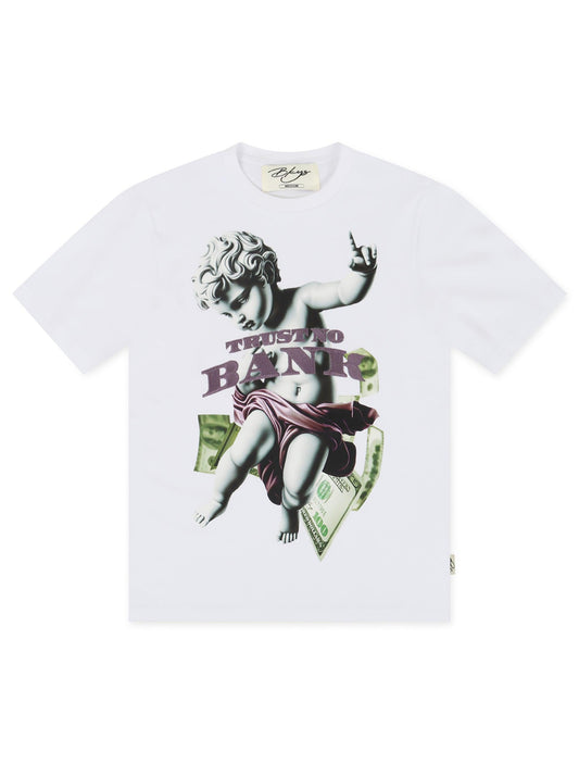 Bkys Bank Oversized Tee - White