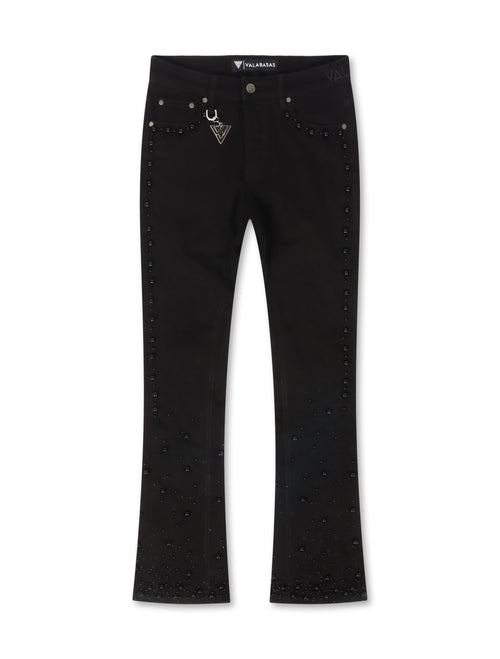 Valabasas Sheam Stacked Denim Jean - Black