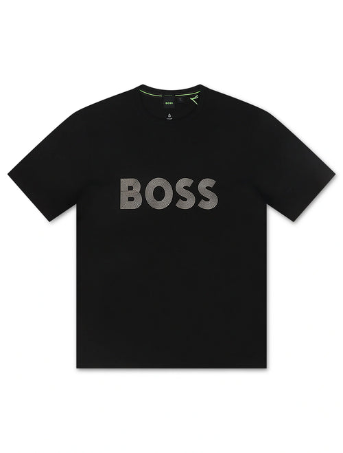 Boss Green Logo Future Tee - Black