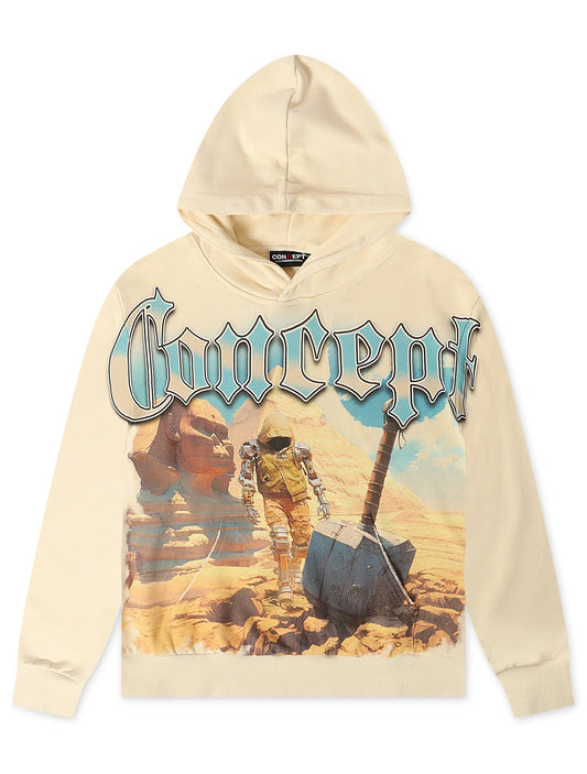 Concept La Art Of War Hoodie - Cream
