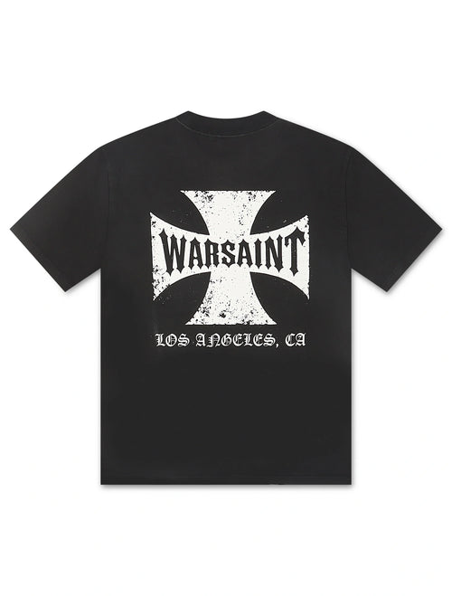 Warsaint Cross Tee - Black