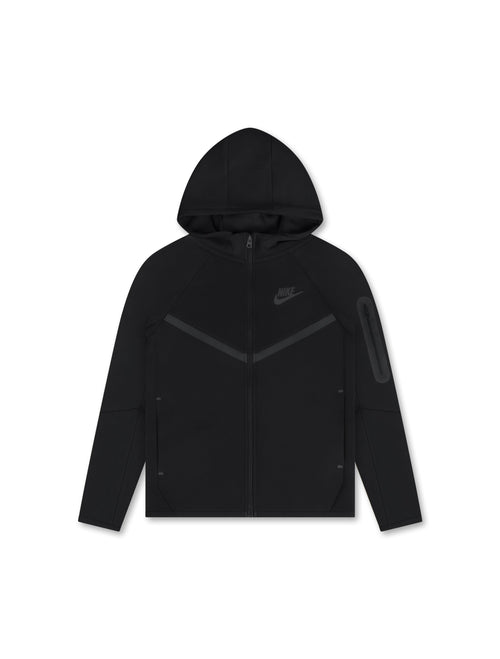 Nike Big Kids Tech Fleece Hoodie - Black