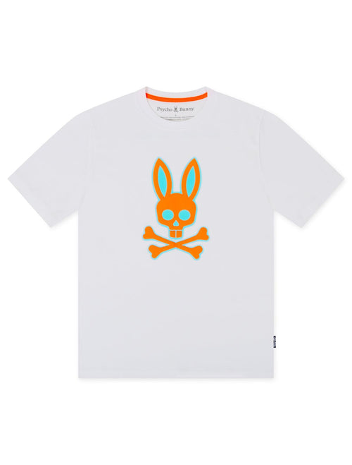 Psycho Bunny Wellington Graphic Tee - White