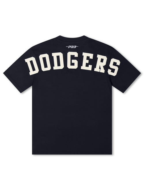 Pro Standard La Dodgers Wingspan Drop Shoulder Tee - Midnight Navy