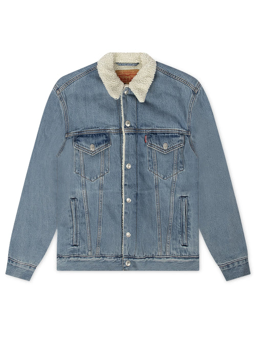 Levi's Type 3 Sherpa Trucker Jacket - Stonewash