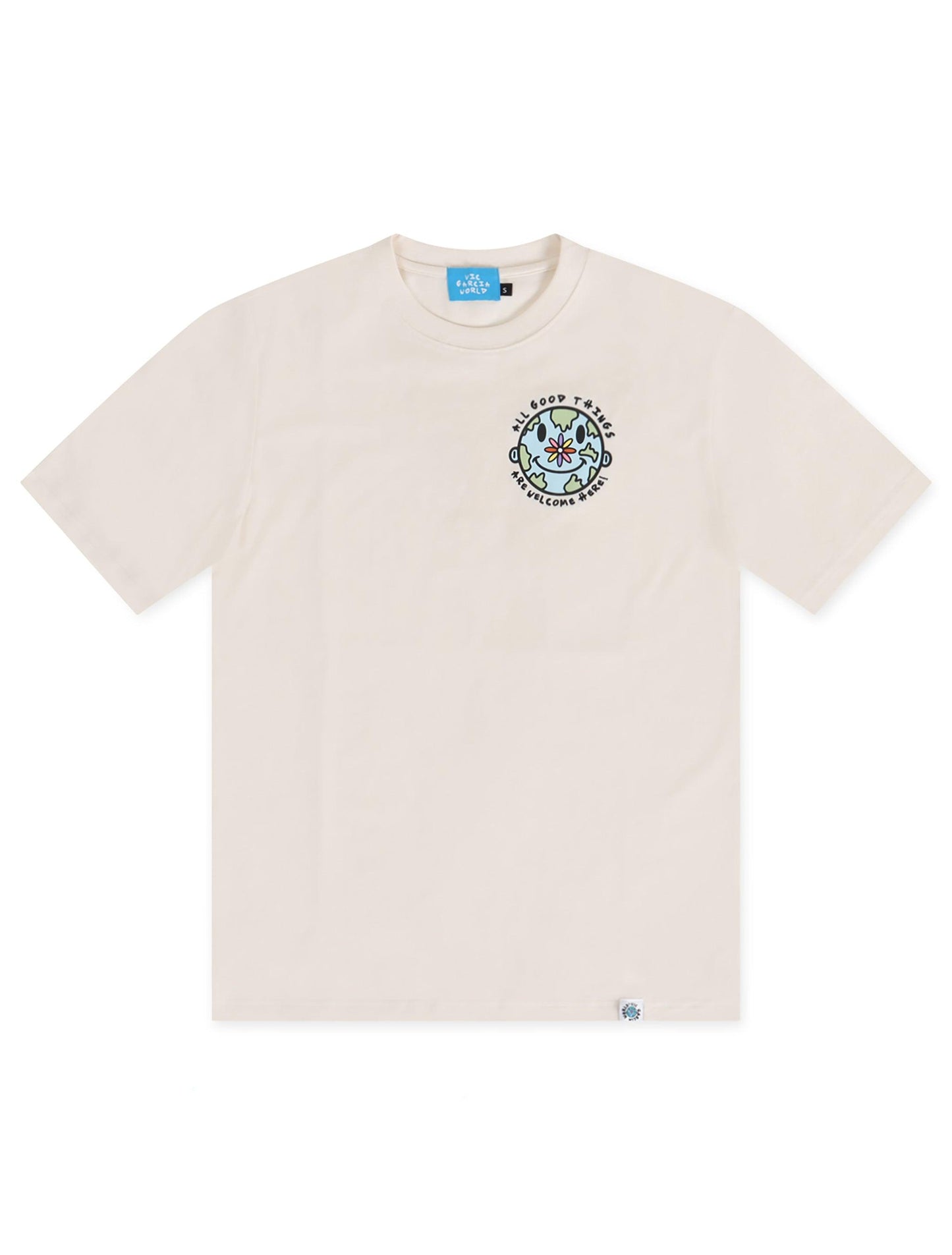 Vic Garcia World Love All Tee - Cream