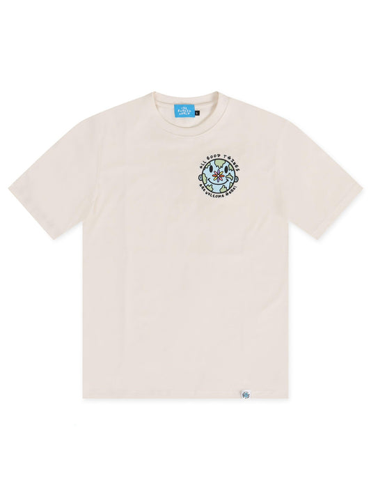Vic Garcia World Love All Tee - Cream