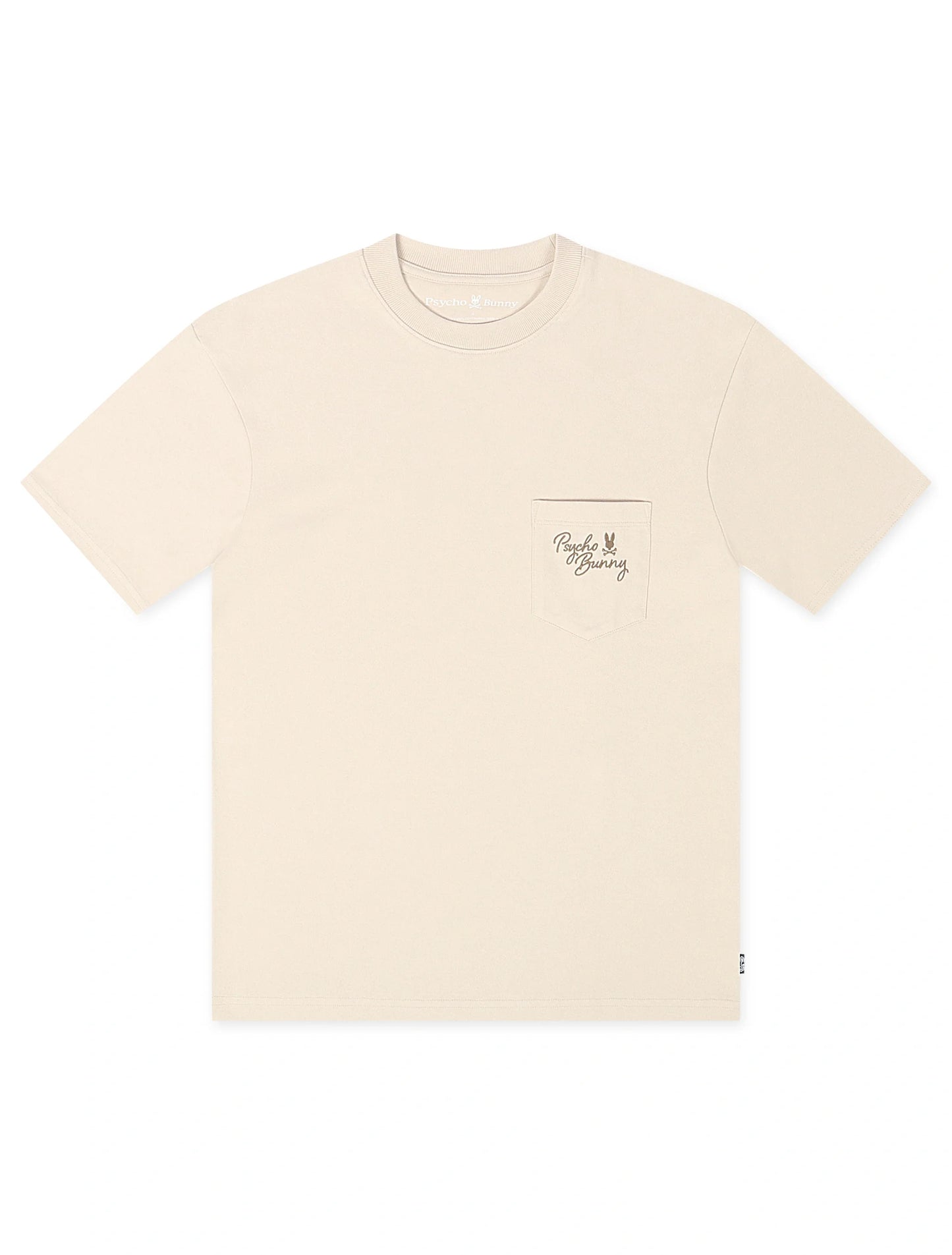 Psycho Bunny Desert Relaxed Pocket Tee - Natural Linen