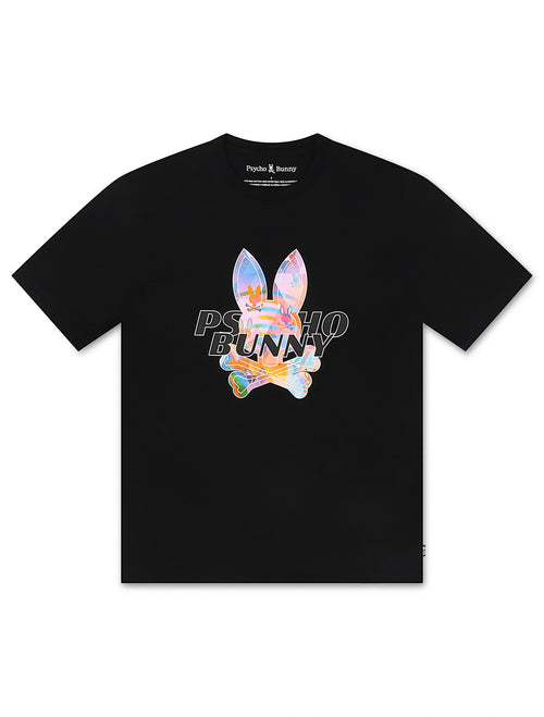 Psycho Bunny Milos Graphic Tee - Black