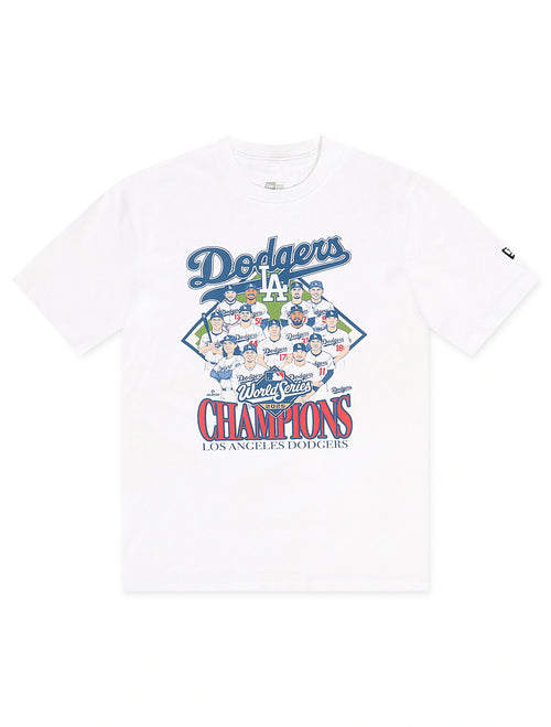 New Era LA Dodgers Portrait Tee - White