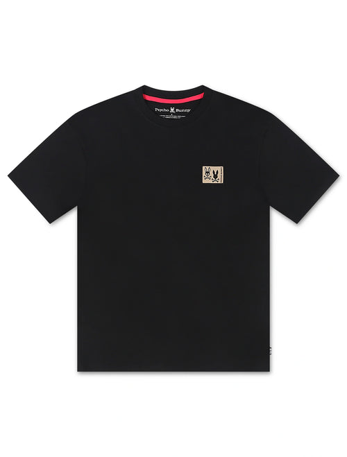 Psycho Bunny Monroe Heavy Weight Relaxed Fit Tee - Black