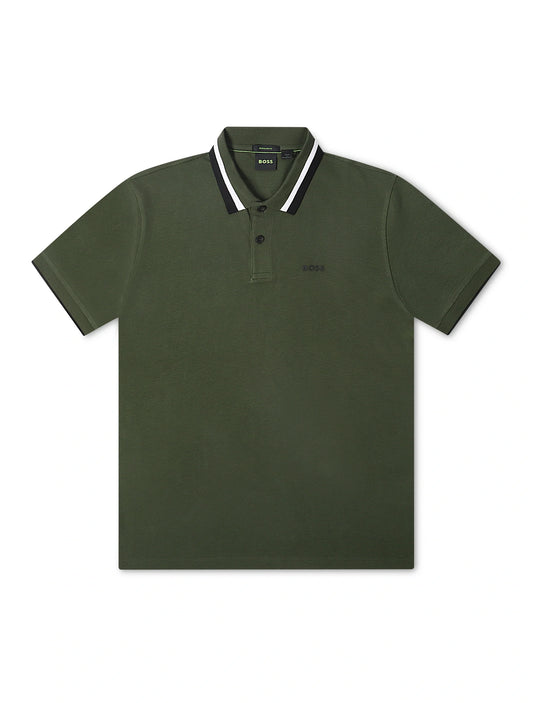 Boss Green Paddy AP Heritage Polo - Hunter