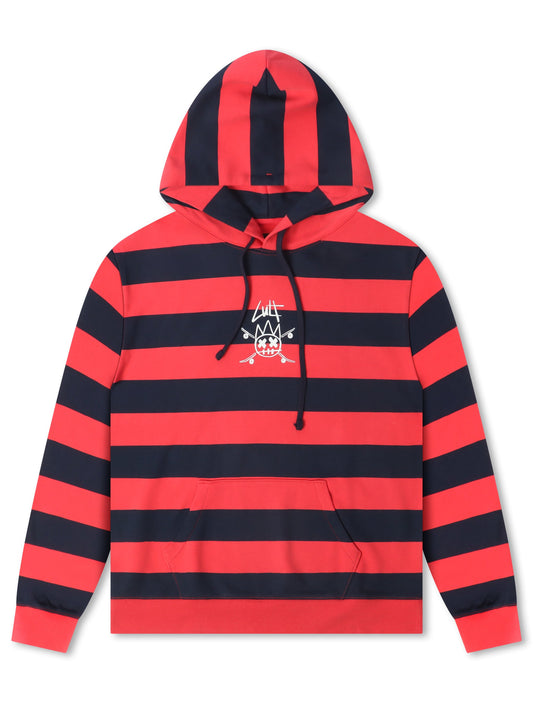 Cult Of Individuality Pullover Novelty Hoodie - Rouge Red/Navy