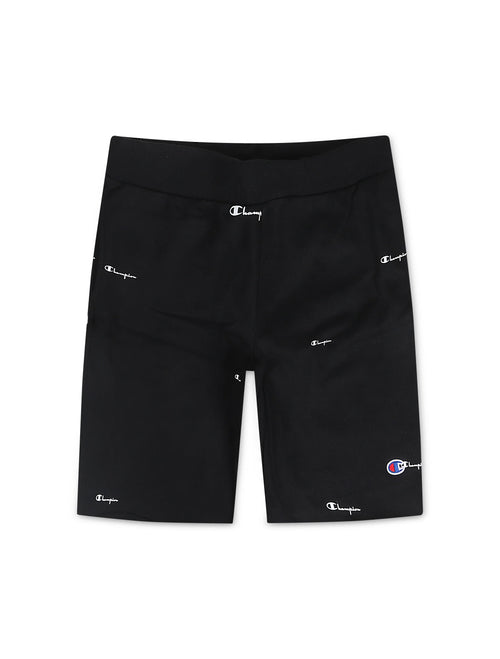Champion Logo Spead Shorts - Black