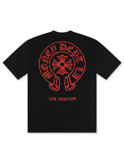 Money Dept. Vintage Old English Tee - Black/Red