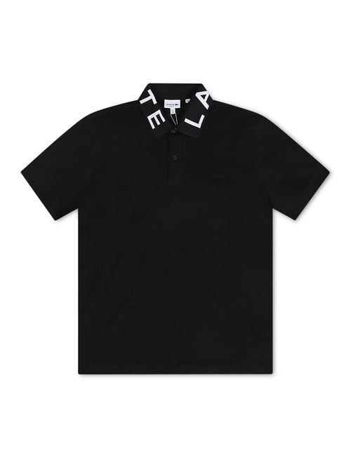Lacoste Slim Fit Branded Polo - Black