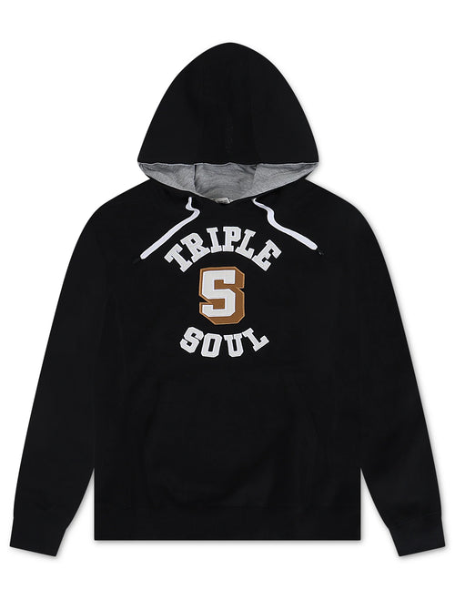Triple 5 Mens UNY Long Sleeve Hoodie - Washed Black