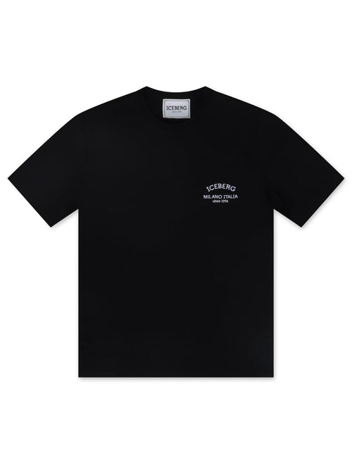 Iceberg Institutional Logo Tee- Black
