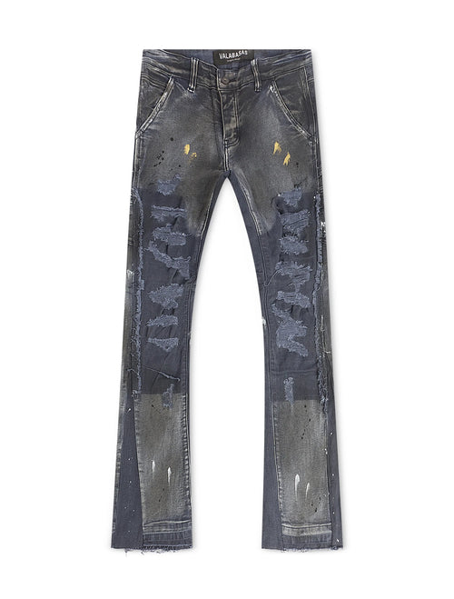 Valabasas Stellar Night Stacked Jeans - Dark Blue
