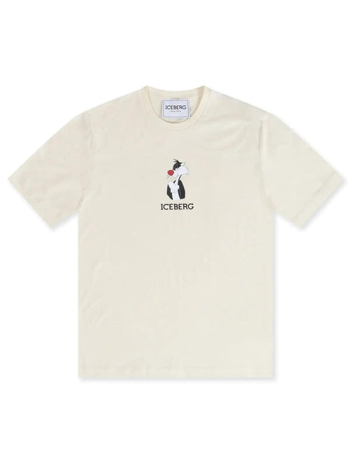 Iceberg Sylvester The Cat Tee - Cream