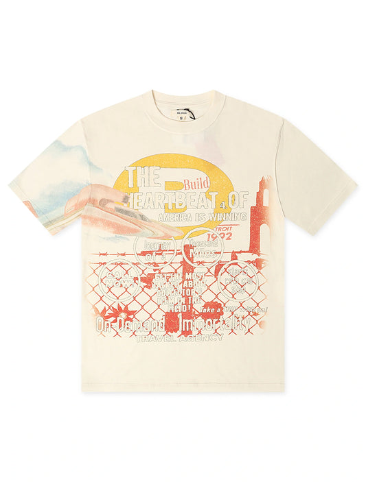 BLDG4 Power Boat Knit Tee - Whisper White