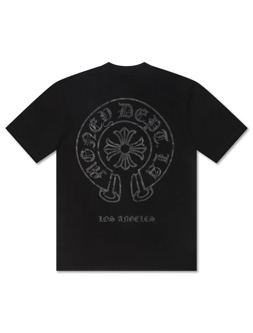 Money Dept. Vintage Old English Tee - Black/Black
