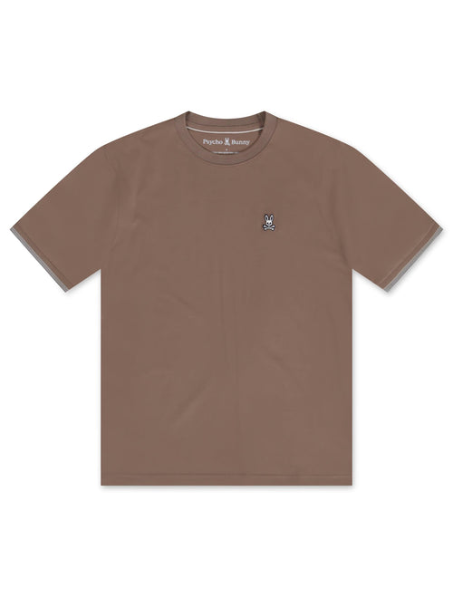 Psycho Bunny Queensbury Tee - Antique Taupe