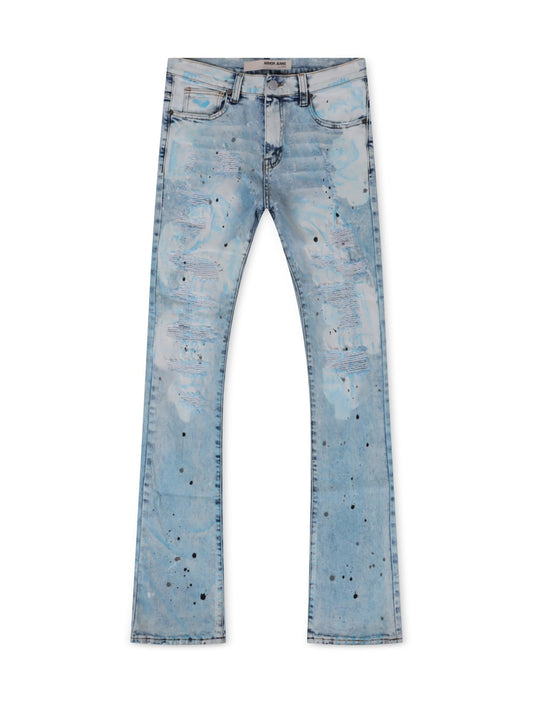 Armor Jeans Stacked Denim - Blue Stain