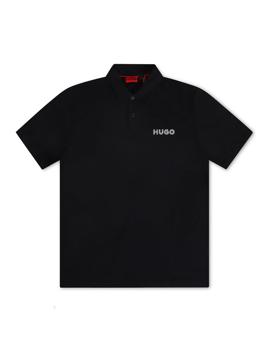 Hugo Drocholo Regular Fit Polo - Black