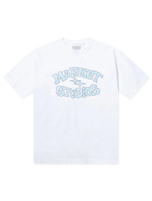 Market Studios Smiley Old School Tee - White