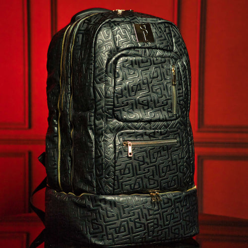 Black Monogram Leather Patented Carry-On Backpack (Only 150 Made)