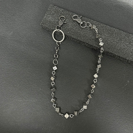 vajra dice metal waist chain