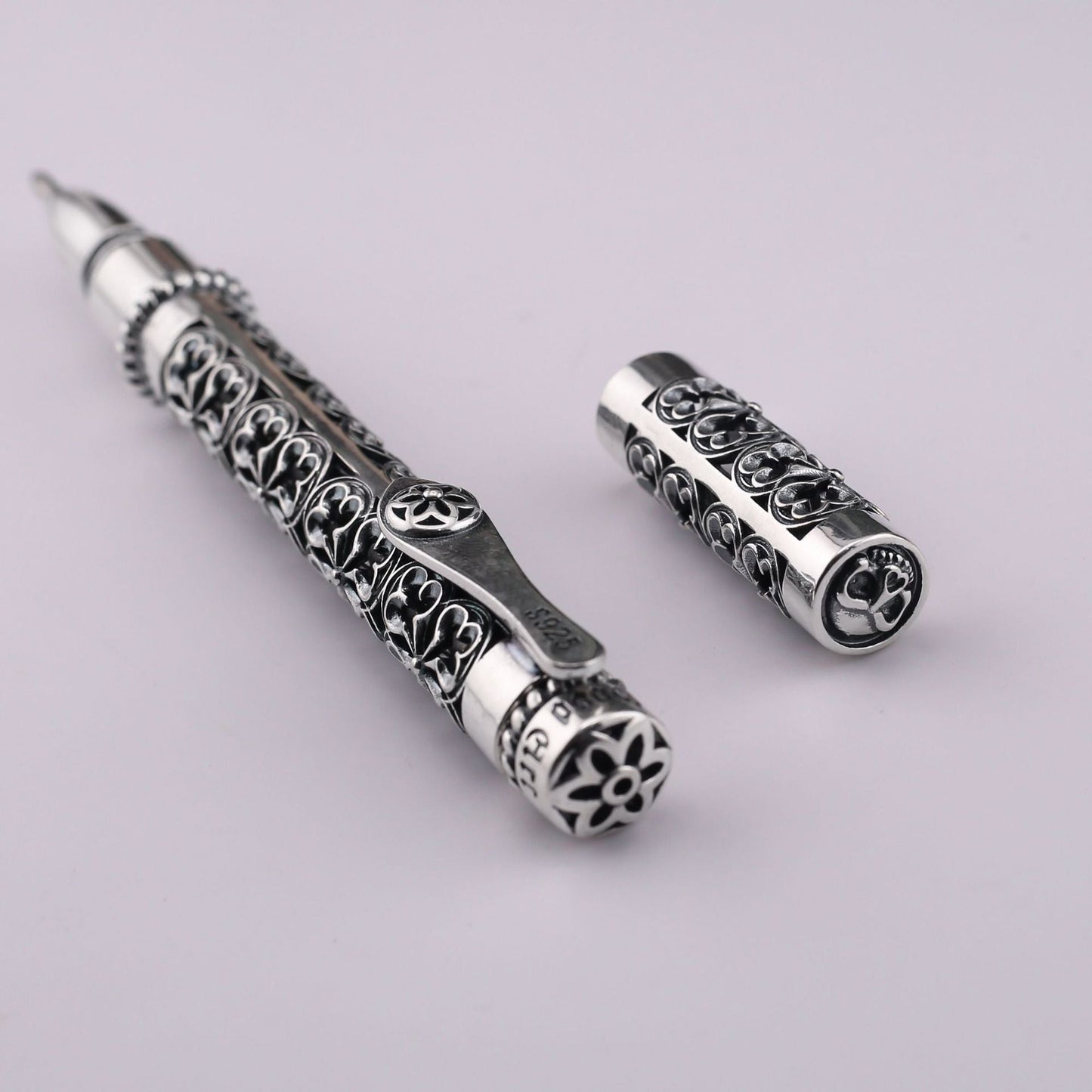 Hollow carved business signature pen