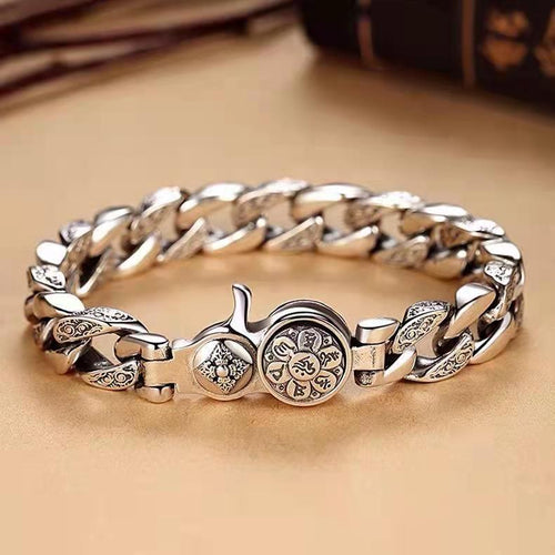 Six-character mantra rotating domineering bracelet