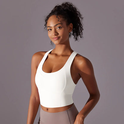 Nylon Sexy Women's Sports Bra Top Women Tight Elastic Gym Sport Yoga Bras