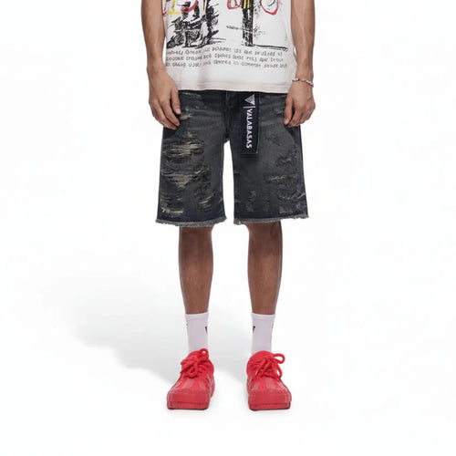 Valabasas Clipped Jorts - Dark Dirty Blue